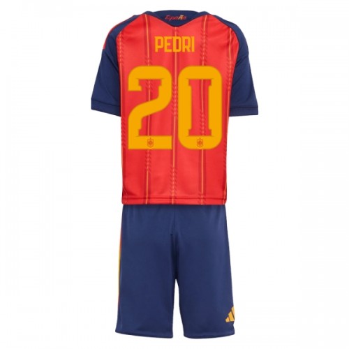 Camisola + Calções Espanha Pedri 20 Criança Equipamento 1ª Mundial 2026 Camisola + Calções Espanha Pedri 20 Criança Equipamento 1ª Mundial 2026