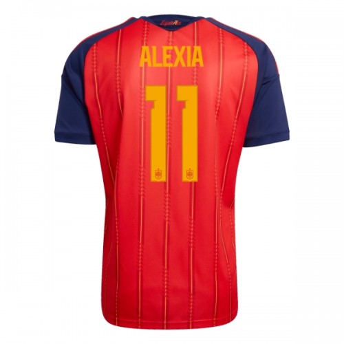 Camisola Espanha Alexia 11 Homen Equipamento 1ª Mundial 2026 Camisola Espanha Alexia 11 Homen Equipamento 1ª Mundial 2026