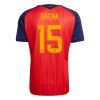 Camisola Espanha Baena 15 Homen Equipamento 1ª Mundial 2026 Camisola Espanha Baena 15 Homen Equipamento 1ª Mundial 2026