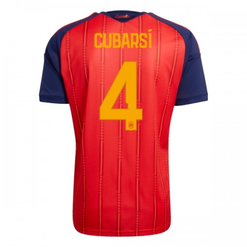 Camisola Espanha Cubarsi 4 Homen Equipamento 1ª Mundial 2026 Camisola Espanha Cubarsi 4 Homen Equipamento 1ª Mundial 2026
