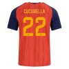 Camisola Espanha Cucurella 22 Homen Equipamento 1ª Mundial 2026