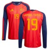 Camisola Espanha Lamine Yamal 19 Manga Comprida Homen Equipamento 1ª Mundial 2026 Camisola Espanha Lamine Yamal 19 Manga Comprida Homen Equipamento 1ª Mundial 2026