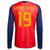 Camisola Espanha Lamine Yamal 19 Manga Comprida Homen Equipamento 1ª Mundial 2026