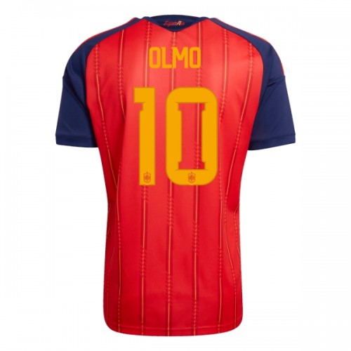 Camisola Espanha Olmo 10 Homen Equipamento 1ª Mundial 2026 Camisola Espanha Olmo 10 Homen Equipamento 1ª Mundial 2026