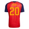 Camisola Espanha Pedri 20 Homen Equipamento 1ª Mundial 2026 Camisola Espanha Pedri 20 Homen Equipamento 1ª Mundial 2026