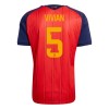 Camisola Espanha Vivian 5 Homen Equipamento 1ª Mundial 2026 Camisola Espanha Vivian 5 Homen Equipamento 1ª Mundial 2026