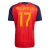 Camisola Espanha Williams JR 17 Homen Equipamento 1ª Mundial 2026 Camisola Espanha Williams JR 17 Homen Equipamento 1ª Mundial 2026