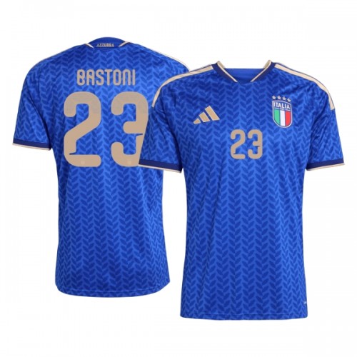 Camisola Itália Bastoni 23 Homen Equipamento 1ª Mundial 2026 Camisola Itália Bastoni 23 Homen Equipamento 1ª Mundial 2026