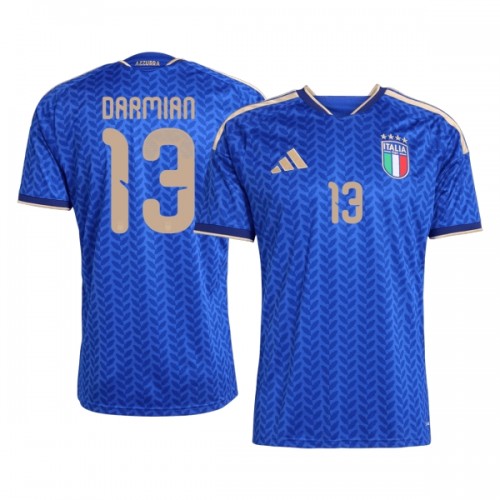 Camisola Itália Darmian 13 Homen Equipamento 1ª Mundial 2026 Camisola Itália Darmian 13 Homen Equipamento 1ª Mundial 2026