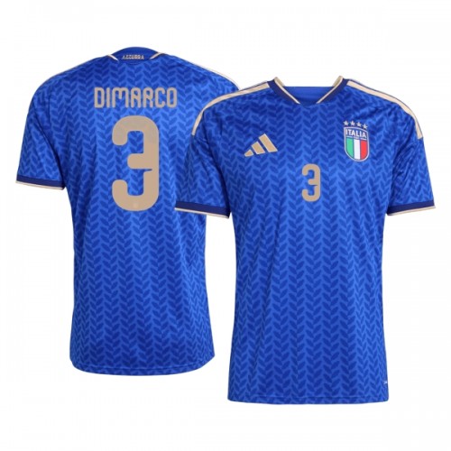 Camisola Itália Dimarco 3 Homen Equipamento 1ª Mundial 2026 Camisola Itália Dimarco 3 Homen Equipamento 1ª Mundial 2026