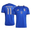 Camisola Itália Raspadori 11 Homen Equipamento 1ª Mundial 2026 Camisola Itália Raspadori 11 Homen Equipamento 1ª Mundial 2026