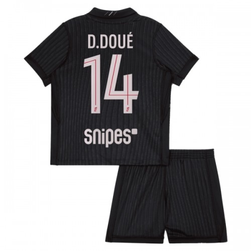 Camisola + Calções Paris Saint-Germain D. Doue 14 Jordan Criança Equipamento 4ª 2025-26 Camisola + Calções Paris Saint-Germain D. Doue 14 Jordan Criança Equipamento 4ª 2025-26