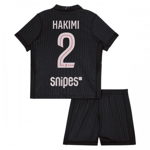 Camisola + Calções Paris Saint-Germain Hakimi 2 Jordan Criança Equipamento 4ª 2025-26 Camisola + Calções Paris Saint-Germain Hakimi 2 Jordan Criança Equipamento 4ª 2025-26
