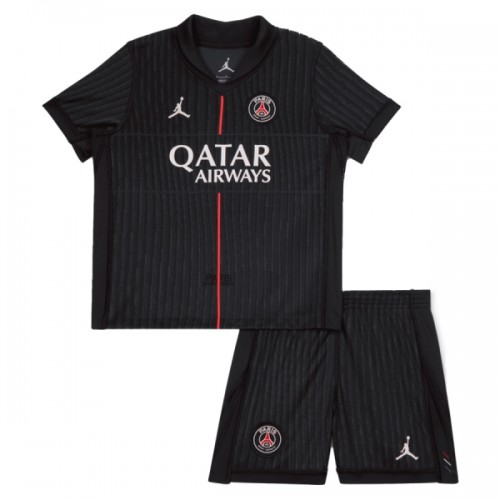 Camisola + Calções Paris Saint-Germain Jordan Criança Equipamento 4ª 2025-26 Camisola + Calções Paris Saint-Germain Jordan Criança Equipamento 4ª 2025-26
