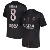 Camisola Paris Saint-Germain Fabian 8 Jordan Homen Equipamento 4ª 2025-26 Camisola Paris Saint-Germain Fabian 8 Jordan Homen Equipamento 4ª 2025-26