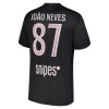 Camisola Paris Saint-Germain Joao Neves 87 Jordan Homen Equipamento 4ª 2025-26