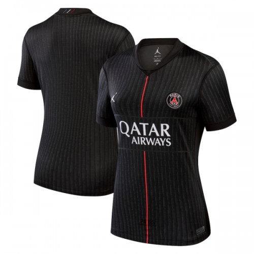 Camisola Paris Saint-Germain Jordan Mulher Equipamento 4ª 2025-26 Camisola Paris Saint-Germain Jordan Mulher Equipamento 4ª 2025-26