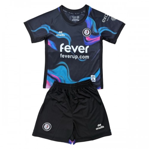 Camisola + Calções Bristol City Criança Equipamento 3ª 2025-26 Camisola + Calções Bristol City Criança Equipamento 3ª 2025-26
