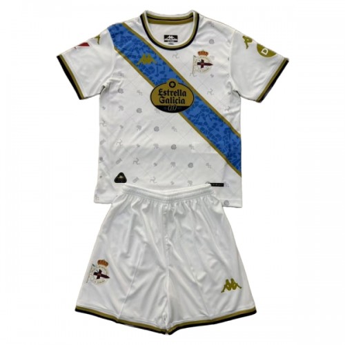 Camisola + Calções Deportivo de La Coruna Criança Equipamento 3ª 2025-26 Camisola + Calções Deportivo de La Coruna Criança Equipamento 3ª 2025-26
