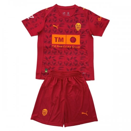Camisola + Calções Valencia CF Criança Equipamento 2ª 2025-26 Camisola + Calções Valencia CF Criança Equipamento 2ª 2025-26