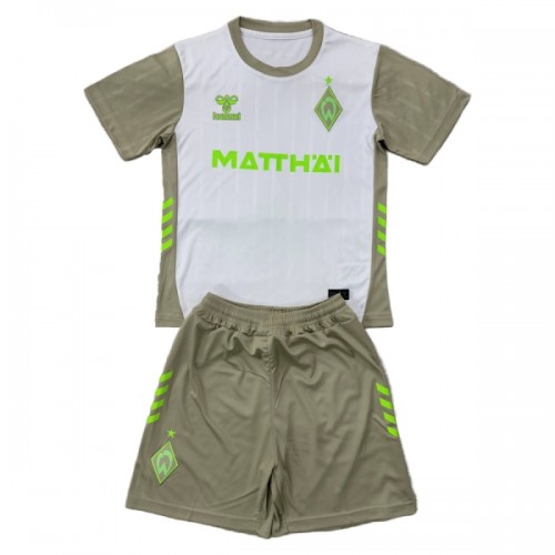 Camisola + Calções Werder Bremen Criança Equipamento 2ª 2025-26 Camisola + Calções Werder Bremen Criança Equipamento 2ª 2025-26