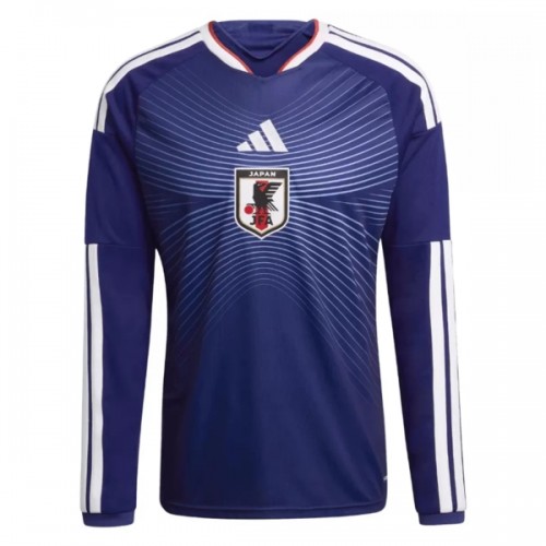 Camisola Japão Manga Comprida Homen Equipamento 1ª Mundial 2026 Camisola Japão Manga Comprida Homen Equipamento 1ª Mundial 2026