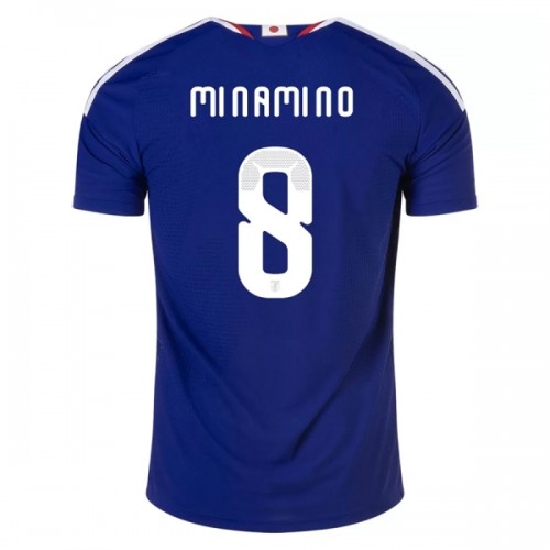 Camisola Japão Minamino 8 Homen Equipamento 1ª Mundial 2026 Camisola Japão Minamino 8 Homen Equipamento 1ª Mundial 2026