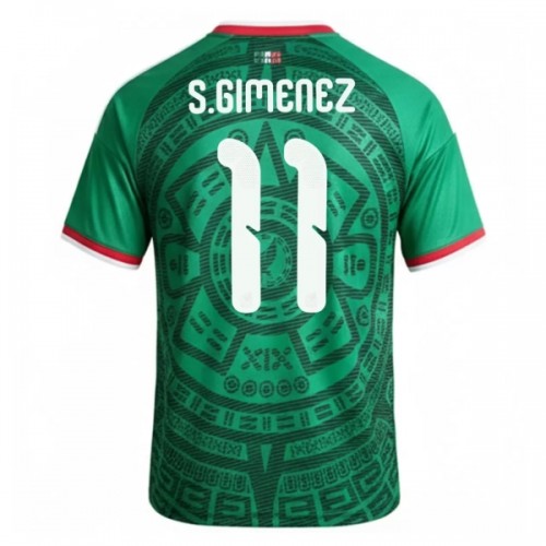 Camisola México S.Gimenez 11 Homen Equipamento 1ª Mundial 2026 Camisola México S.Gimenez 11 Homen Equipamento 1ª Mundial 2026