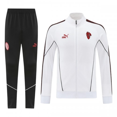 AC Milan Homen Casaco de Treino Conjunto 2025-26 Branca AC Milan Homen Casaco de Treino Conjunto 2025-26 Branca