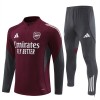 Arsenal Homen Conjunto de Moletom de Treino Quarto-Zíper 2025-26 Vermelha