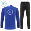 Chelsea Criança Conjunto de Moletom de Treino Quarto-Zíper 2025-26 Azul