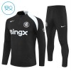 Chelsea Criança Conjunto de Moletom de Treino Quarto-Zíper 2025-26 Preta