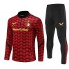 Feyenoord Homen Conjunto de Moletom de Treino Quarto-Zíper 2025-26 Vermelha Feyenoord Homen Conjunto de Moletom de Treino Quarto-Zíper 2025-26 Vermelha