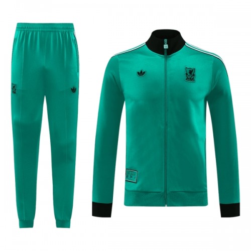 Liverpool Homen Casaco de Treino Conjunto 2025-26 Verde Liverpool Homen Casaco de Treino Conjunto 2025-26 Verde