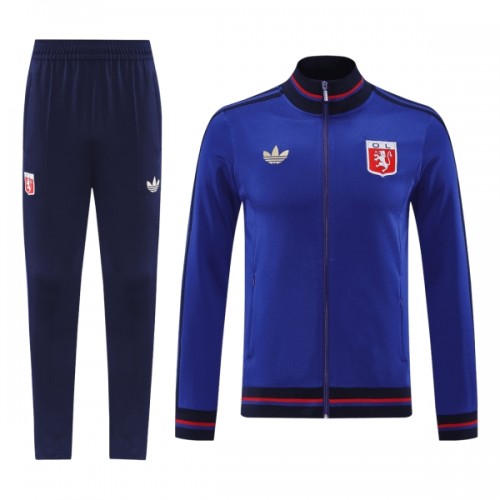 Olympique Lyonnais Homen Casaco de Treino Conjunto 2025-26 Azul Olympique Lyonnais Homen Casaco de Treino Conjunto 2025-26 Azul