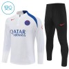 Paris Saint-Germain Criança Conjunto de Moletom de Treino Quarto-Zíper 2025-26 Branca Paris Saint-Germain Criança Conjunto de Moletom de Treino Quarto-Zíper 2025-26 Branca