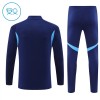 Real Madrid Criança Conjunto de Moletom de Treino Quarto-Zíper 2025-26 Navy