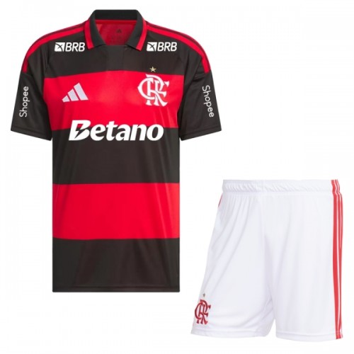 Camisola + Calções CR Flamengo Criança Equipamento 1ª 2026-27 Camisola + Calções CR Flamengo Criança Equipamento 1ª 2026-27