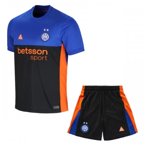 Camisola + Calções Inter Milan Criança Equipamento 4ª 2025-26 Camisola + Calções Inter Milan Criança Equipamento 4ª 2025-26