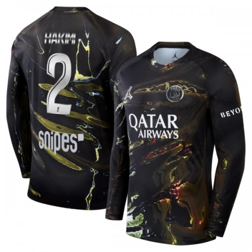 Camisola Paris Saint-Germain Hakimi 2 Night Edition Manga Comprida Homen 2025-26 Camisola Paris Saint-Germain Hakimi 2 Night Edition Manga Comprida Homen 2025-26
