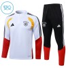 Alemanha Criança Conjunto de Moletom de Treino Quarto-Zíper 2026-27 Branca