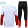Alemanha Criança Conjunto de Moletom de Treino Quarto-Zíper 2026-27 Branca
