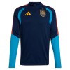 Espanha Homen Conjunto de Moletom de Treino Quarto-Zíper 2026-27 Navy
