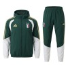 Itália Homen Casaco Capuz Treino 2026-27 Verde Itália Homen Casaco Capuz Treino 2026-27 Verde