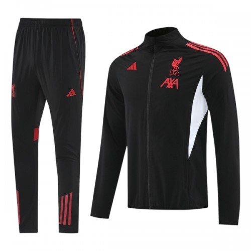 Liverpool Homen Casaco de Treino Conjunto 2025-26 Preta Liverpool Homen Casaco de Treino Conjunto 2025-26 Preta