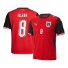 Camisola Áustria Alaba 8 Homen Equipamento 1ª Mundial 2026 Camisola Áustria Alaba 8 Homen Equipamento 1ª Mundial 2026