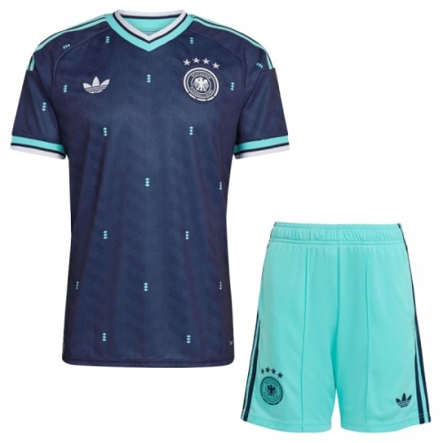 Camisola + Calções Alemanha Criança Equipamento 2ª Mundial 2026 Camisola + Calções Alemanha Criança Equipamento 2ª Mundial 2026
