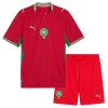 Camisola + Calções Marrocos Criança Equipamento 1ª Mundial 2026 Camisola + Calções Marrocos Criança Equipamento 1ª Mundial 2026