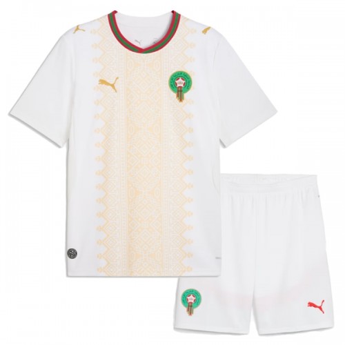 Camisola + Calções Marrocos Criança Equipamento 2ª Mundial 2026 Camisola + Calções Marrocos Criança Equipamento 2ª Mundial 2026