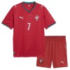 Camisola + Calções Portugal Ronaldo 7 Criança Equipamento 1ª Mundial 2026